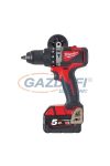 MILWAUKEE M18 BLPD2-502X szénkefe nélküli ütvefúró-csavarozó töltővel és 2 db akkumulátorral