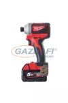 MILWAUKEE M18 BLID2-502X szénkefe nélküli ütvecsavarozó töltővel és 2 db akkumulátorral