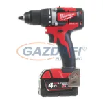   MILWAUKEE M18 CBLPD-402C szénkefe nélküli ütvefúró-csavarozó töltővel és 2 db akkumulátorral