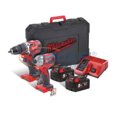 MILWAUKEE 4933464718 M18 CBLPP2B-502C Set de scule electrice cu acumulator