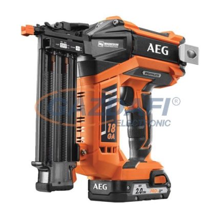   AEG B18N18LI-201C szénkefe nélküli szögbelövő pisztoly, akkumulátoros, 18V
