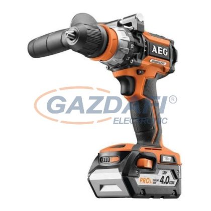   AEG BSB18C2BLLI-402C Brushless szénkefe nélküli ütvefúró, 18V, töltővel és 2 db akkumulátorral