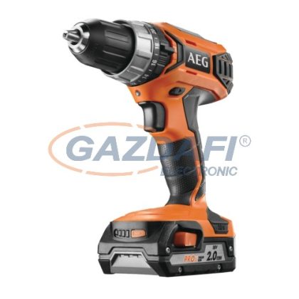   AEG BSB18G3LI-202C Tradesman szénkefe nélküli ütvefúró, 18V, töltővel és 2 db akkumulátorral