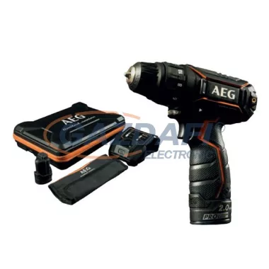 AEG BS 12C2LE Li-202X kompakt ütvefúró-csavarozó, akkumulátoros, 12V