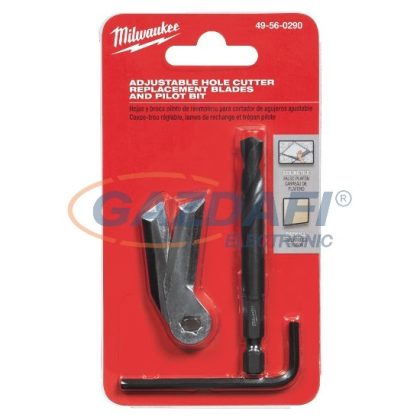   MILWAUKEE 49560290 Állítható lyukfűréshez készlet: cserélhető élek és előfúró