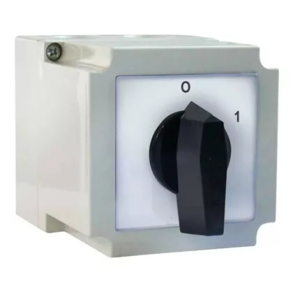   APATOR 4G10-10PK tokozott forgókapcsoló, 0-1, 16A, 3P, 690V, IP55