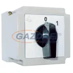   APATOR 4G40-10PK tokozott forgókapcsoló, 0-1, 40A, 3P, 690V, IP55.