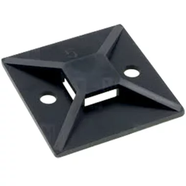 ELMARK kábelkötegeltalp, 30x30mm, fekete, 100db/csomag