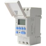   GAO 5000H digital weekly timer, for DIN rail, 2 modules, 3680W, white, 230V