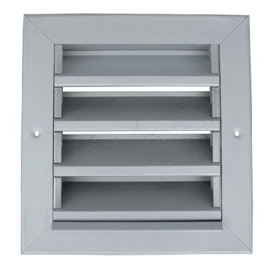 ELMARK ipari alumínium szellzrács, 200x200mm, szürke