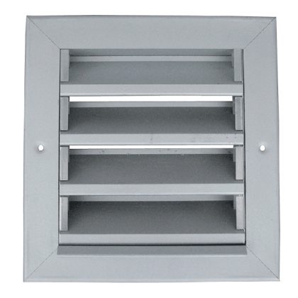 ELMARK ipari alumínium szellzrács, 200x200mm, szürke