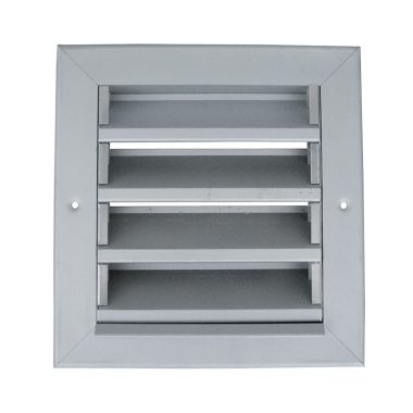 ELMARK ipari alumínium szellzrács, 350X350mm, szürke