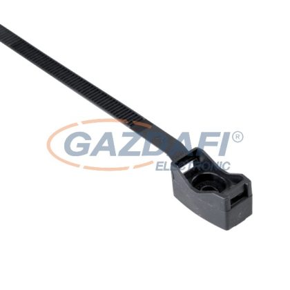   ELMARK beüthető kábelkötegelő bilincs, fekete, 140mm, 20db/csomag
