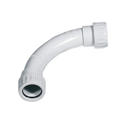 ELMARK PVC könyök 90°, d=20mm, IP65, szürke