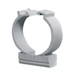   ELMARK pattintható PVC csbilincs, d=25mm, szürke, 100db/csomag