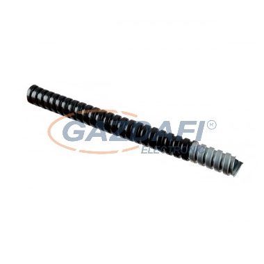 ELMARK acél spirál gégecső PVC szigeteléssel, 14/18,4mm, fekete
