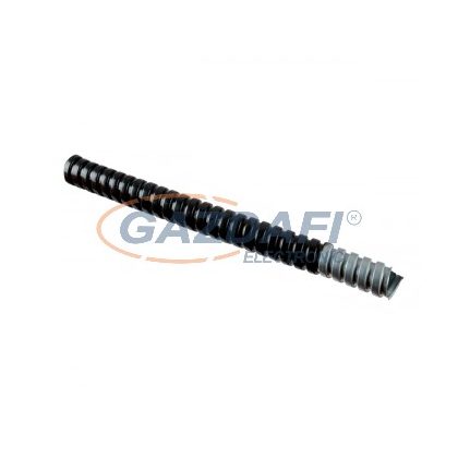   ELMARK acél spirál gégecső PVC szigeteléssel, 16/20,4mm, fekete