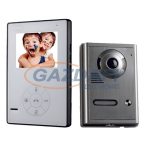   COMMEL 501-102 videó kaputelefon szett,4” színes LCD monitorral,IP44 fémházas kamerával.