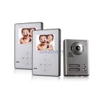  COMMEL 501-202 video kaputelefon szett,4" színes LCD monitorral,2 beltéri monitorral,IP44 fémházas kamerával.