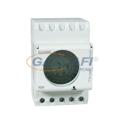 ELMARK elektronikus idrelé, TE-20, 230V, 1Z+1NY, 15min-24h