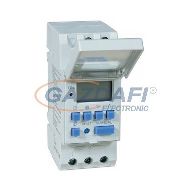 ELMARK programozható egycsatornás elektronikus idkapcsoló, TE-15B, 230V, 1Z+1NY
