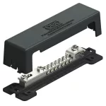 OBO 5015111 1809 A Potenciálkiegyenlítő-Sín (Eph) kültérre rozsdamentes acél fekete