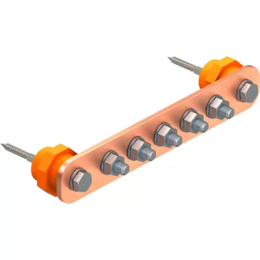 OBO 5015847 1802 14 CU Potenciál-Kiegyenlítő Sín BigBar / 14 csatlakozás 14xM10 réz OBO 5015847 1802 14 CU Potenciál-Kiegyenlítő Sín BigBar / 14 csatlakozás 14xM10 réz
