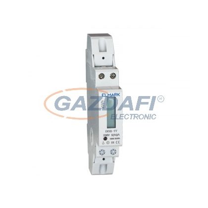   ELMARK fogyasztásmér DIN sínre, DDS-1Y-100 , 10/100A, 230V, 1 fázisú, 1 tarifás, po.:1