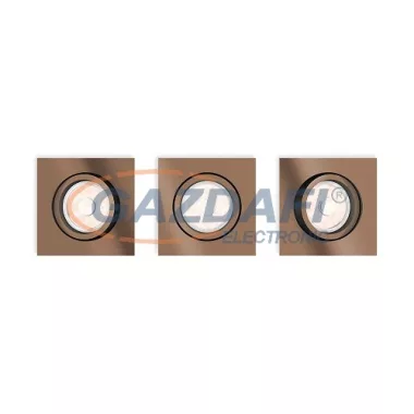 PHILIPS DONEGAL 5040305PN LED süllyesztett spotlámpa, 3xNW GU10 230V, réz PHILIPS DONEGAL 5040305PN LED süllyesztett spotlámpa, 3xNW GU10 230V, réz