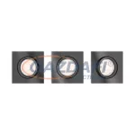   PHILIPS DONEGAL 5040399PN LED süllyesztett spotlámpa, 3xNW GU10 230V, szürke