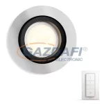   PHILIPS Milliskin Hue 50411/48/P7 alumínium álmennyezeti intelligens vezérelhető spot lámpatest, 5.5W 2200-6500K