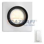   PHILIPS Milliskin Hue 50421/48/P7 alumínium álmennyezeti intelligens vezérelhető spot lámpatest, 5.5W 2200-6500K