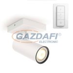   PHILIPS Buratto Hue 50461/31/P7 1L intelligens vezérelhető LED lámpatest, 5.5W 250Lm 2200-6500K, fehér