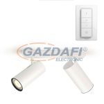   PHILIPS Buratto Hue 50462/31/P7 2L intelligens vezérelhető LED lámpatest, 11W 500Lm 2200-6500K, fehér