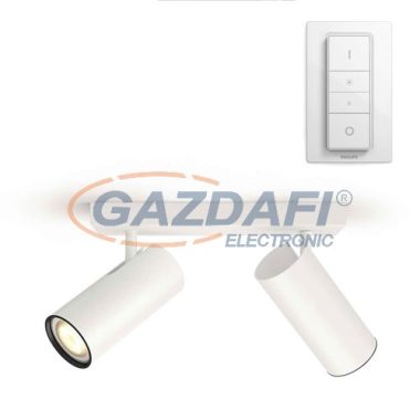 PHILIPS Buratto Hue 50462/31/P7 2L intelligens vezérelhető LED lámpatest, 11W 500Lm 2200-6500K, fehér