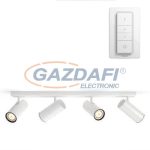   PHILIPS Buratto Hue 50464/31/P7 4L intelligens vezérelhető LED lámpatest, 22W 1000Lm 2200-6500K, fehér