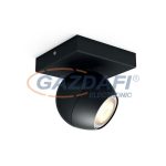   PHILIPS Buckram Hue 50471/30/P8 1L intelligens vezérelhető LED lámpatest, 5.5W 250Lm 2200-6500K, fekete