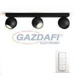   PHILIPS Buckram Hue 50473/30/P7 3L intelligens vezérelhető LED lámpatest, 16.5W 750Lm 2200-6500K, fekete