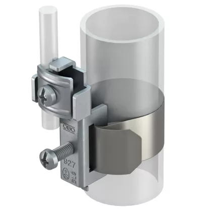   OBO 5057515 927 1 Szalagföldelő-Bilincs 3/8-1 1/2 rozsdamentes acél