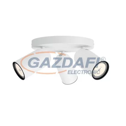 PHILIPS PONGEE 5058331PN LED spotlámpa, 3xNW GU10, fehér