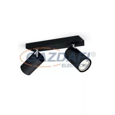 PHILIPS KOSIPO 5059230PN LED spotlámpa, 2xNW GU10, fekete