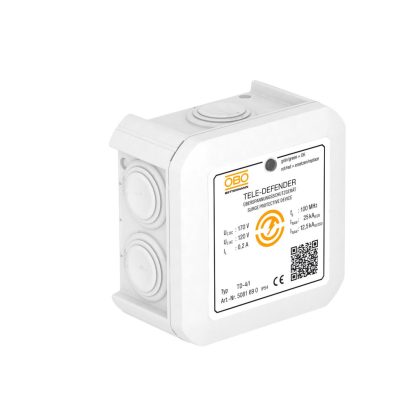   OBO 5081690 TD-4/I Túlfeszültségvédelem telekommunikációs rendszerekhez fehér IP54