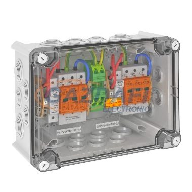 OBO 5088581 VG-BCPV 900KS 11 Pv-Rendszer Tokozatban 2MPP 1 String-gel + biztosíték, 900V