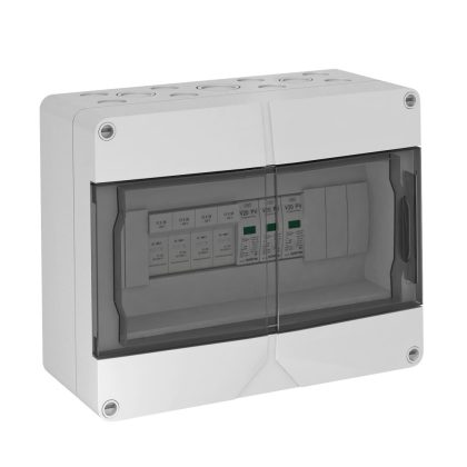 OBO 5088654 VG-C PV1000KS4 Túlfeszültség-Védelmi Eszköz PV 4 stringgel és biztosítékkal, 1