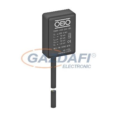 OBO 5092478 ÜSM-LED 230-65 Túlfeszültségvédelmi Modul LED lámpákhoz, 230V