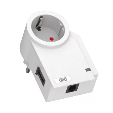 OBO 5092824 FC-TAE-D Túlfeszültség Levezető Finecontroller telefonvédelemmel, 230V hófehér