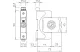 OBO 5093446 V50-1+FS-150 Combicontroller V50 1-pólusú, távjelzéssel, 150V poliamid IP20
