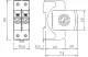OBO 5095162 V20-2-280 Surgecontroller V20 kétpólusú kivitel, 280V IP20