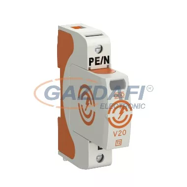 OBO 5095211 V20-1-550 Surgecontroller V20 egypólusú kivitel, 550V IP20