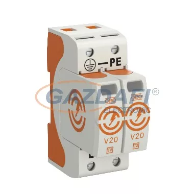 OBO 5095212 V20-2-550 Surgecontroller V20 kétpólusú kivitel, 550V IP20